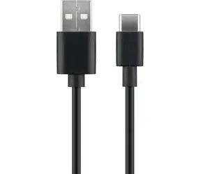 MicroConnect kabel USB C (M) - USB2.0 A (M) 2m černá / 480Mbit/s