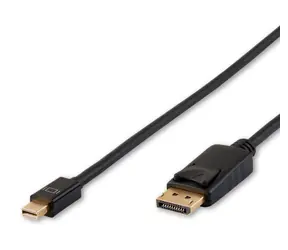 MicroConnect Kabel Mini DisplayPort 1.2 (M) - DisplayPort (M) 1m černá