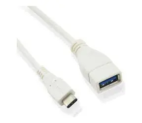 MicroConnect kabel USB-C (M) - USB3.0 A (F) 0.2m bílá / 5000Mbit/s