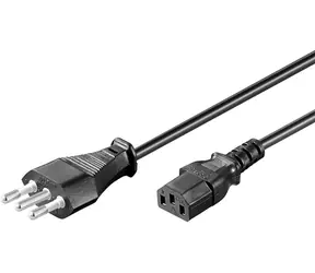 MicroConnect Power Cord Italy typ L - C13 3m černá