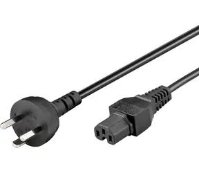 MicroConnect Power Cord DK EDB - C15 1.8m černá / dánská koncovka