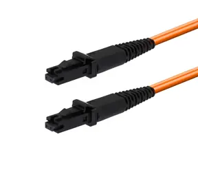 MicroConnect Optical Fibre Cable MTRJ/MTRJ Multimode duplex OM1 1m oranžová