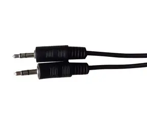 MicroConnect Slim audio kabel 3-pin Jack 3.5mm - Jack 3.5mm 10m černá