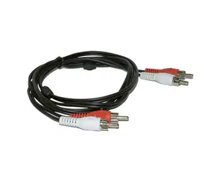 MicroConnect Stereo kabel 2x RCA (M) - 2x RCA (M) 10m černá