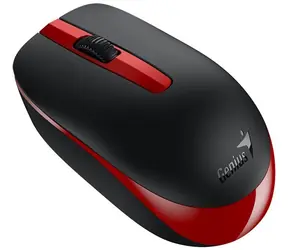 Genius NX-7007 černo-červená /  bezdrátová optická myš / 1200 DPI /  USB přijímač / 1x AA