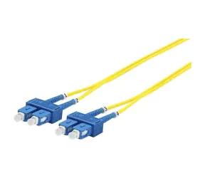 MicroConnect Optical Fibre Cable SC/SC Singlemode duplex OS2 5m žlutá