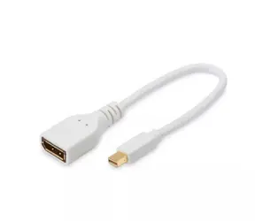 MicroConnect Kabel Mini DisplayPort 1.2 (M) - DisplayPort (F) 0.15m bílá