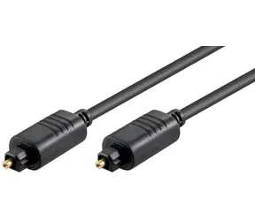 MicroConnect Toslink optický kabel 2m černá 