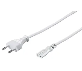 MicroConnect Power Cord EU C - C7 10m bílá