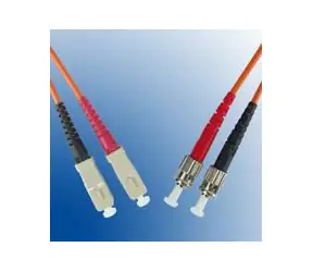 MicroConnect Optical Fibre Cable ST/SC Multimode duplex OM1 2m oranžová