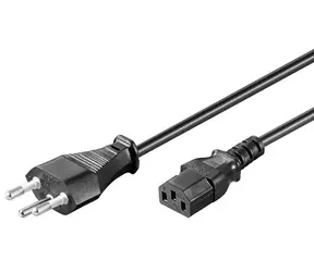 MicroConnect Power Cord Swiss Typ J - C13 5m černá / Švýcarská koncovka