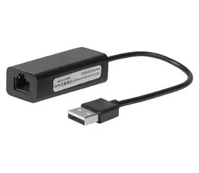 MicroConnect adaptér USB2.0 A (M) - RJ-45 (F) černá