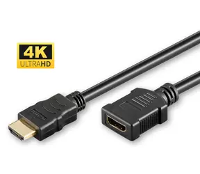 MicroConnect Prodlužovací kabel HDMI 1.4 (M) - HDMI 1.4 (F) 5m černá