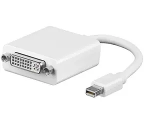 MicroConnect Adapter Mini DisplayPort 1.2 (M) - DVI-I (F) bílá