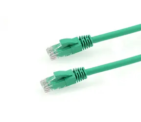 MicroConnect CAT6 U/UTP 10m Snagless zelená / PVC 