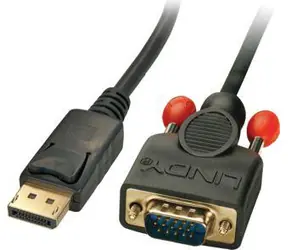 MicroConnect Kabel DisplayPort 1.2 (M) - VGA (M) 0.5m černá