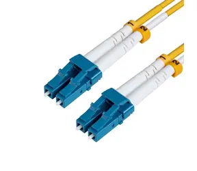 MicroConnect Optical Fibre Cable LC/LC Singlemode duplex OS2 20m žlutá