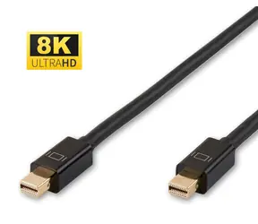 MicroConnect mini DisplayPort Kabel v1.4 2m černá / 8K / 32.4Gbit/s