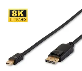MicroConnect Kabel Mini DisplayPort 1.4 (M) - DisplayPort (M) 2m černá