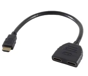 MicroConnect Adaptér HDMI (M) - 2x HDMI (F) černá