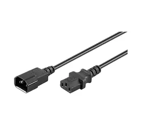 MicroConnect Prodlužovací kabel C14 - C13 10m černá