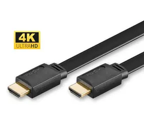 MicroConnect Propojovací FLAT kabel HDMI 1.4 (M) - HDMI 1.4 (M) 5m černá