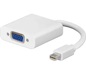 MicroConnect Adapter mini DisplayPort (M) - VGA (F) bílá