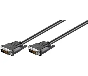 MicroConnect Kabel DVI-D (24+1) Dual Link 5m černá