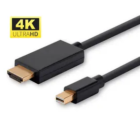 MicroConnect kabel Mini DisplayPort 1.2 (M) - HDMI (M) 1m černá / 4K