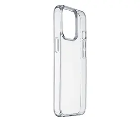 Cellularline Clear Duo Zadní kryt s ochranným rámečkem pro Apple iPhone 14 Pro čirá