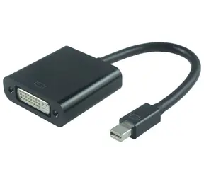 MicroConnect Adapter Mini DisplayPort 1.2a (M) - DVI (F) černá / Full HD (1920x1080) @ 60Hz 