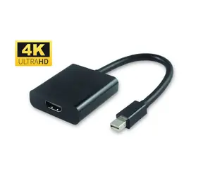 MicroConnect Adapter Active mini DisplayPort 1.2 (M) - HDMI (F) černá / 4K @ 60Hz / 21.6Gbit/s