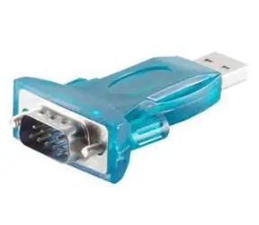 MicroConnect adaptér USB2.0 A (M) - RS232 Serial (M) černá