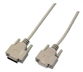 MicroConnect Sériový prodlužovací kabel s ručním zašroubováním Full HD VGA 10m béžová 