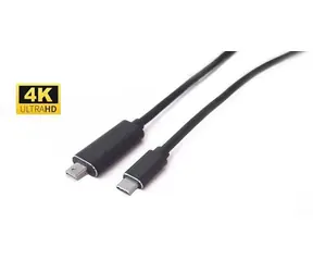 MicroConnect kabel USB-C (M) - mini DisplayPort (M) 3m černá 