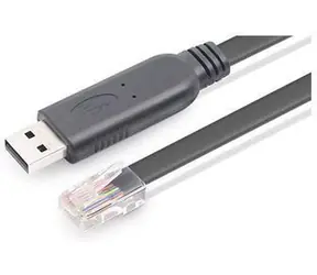MicroConnect Konzolový kabel USB2.0 A (M) - RJ-45 (M) 1.8m černá