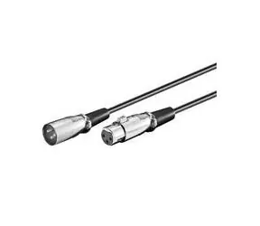 MicroConnect XLR kabel XLR (M) - XLR (F) 20m černá