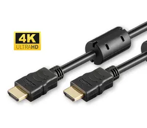 MicroConnect Propojovací kabel HDMI 1.4 (M) - HDMI 1.4 (M) 15m černá / Feritová jádra