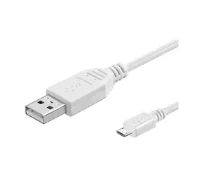 COWON USB-A kabel na microUSB bílá 
