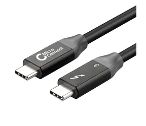 MicroConnect kabel Thunderbolt 3 2m černá / 20Gbits/s