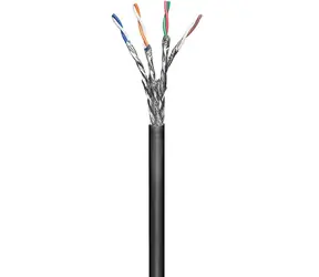 MicroConnect CAT6 S/FTP SOLID OUTDOOR 100m černá / PE