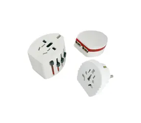 MicroConnect SKROSS World adaptér Dual USB bílá 