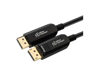 MicroConnect Premium Optic Fiber DisplayPort Kabel v1.4 15m černá / 4K / HDCP / 32.4Gbit/s