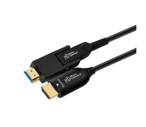 MicroConnect Premium Optic Fiber HDMI A - HDMI D s HDMI A adaptérem M-M 30m černá