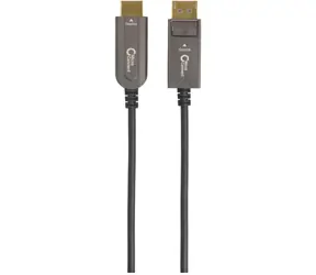MicroConnect Premium Optic Fiber Kabel DisplayPort 1.4 (M) - HDMI 2.0 (M) 20m černá