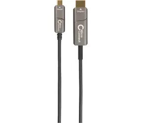 MicroConnect Premium Active Optic Fiber kabel USB C - HDMI 2.0 M-M 20m černá 