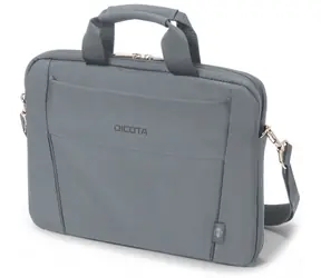 DICOTA Slim Eco BASE 13-14.1" šedá / brašna na notebook / Polyester+recyklovaný plast