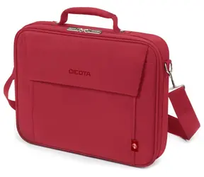 DICOTA Eco multi BASE 14-15.6" červená / brašna na notebook / Polyester+recyklovaný plast