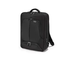 DICOTA Eco Backpack PRO 12-14.1" černá / batoh s kapsou na notebook / 21 L / polyester+recyklovaný plast