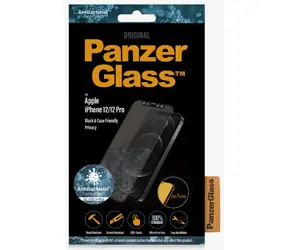 PanzerGlass Tvrzené sklo Privacy Case Friendly AB pro Apple iPhone 12/12 Pro, černá